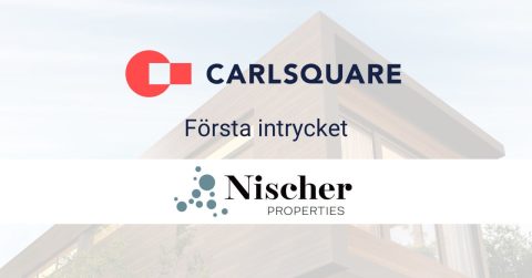 Första intrycket Nischer Properties, kv1 2022: Bra värdeökningar på fastigheter