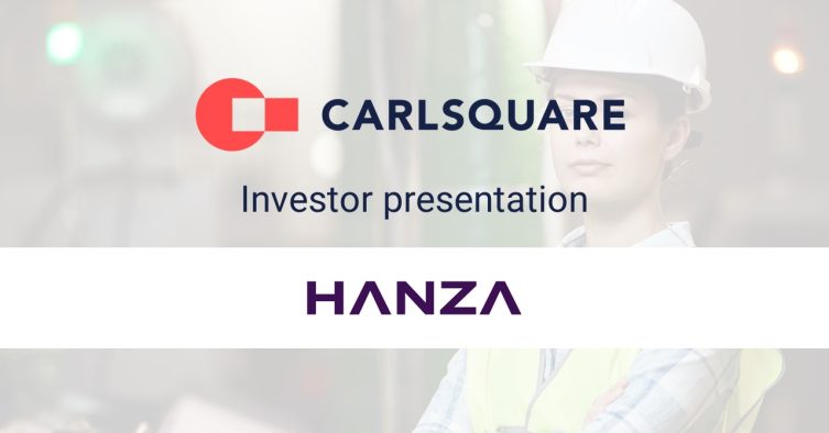 HANZA Holding investor meeting: Expansion improves outlook
