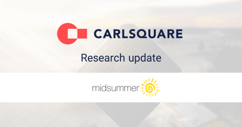 Research Update Midsummer, Q4 2021: Strong quarter with good growth prospects