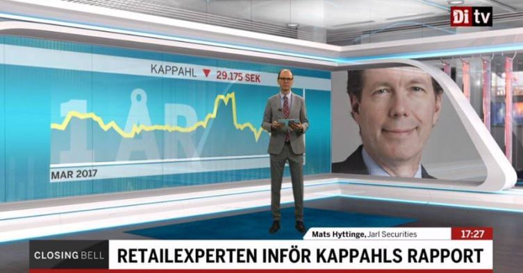Mats Hyttinge diskuterar Kappahl inför rapport