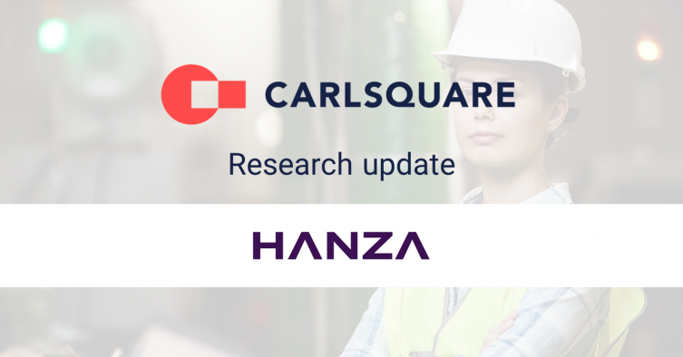 Research Update Hanza, Q1 2022: Strong growth in extraordinary times
