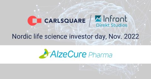 Alzecure Pharma at Carlsquare Nordic life science investor day