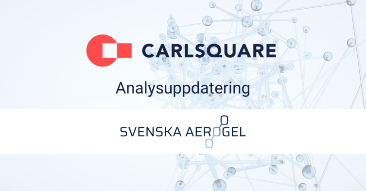 Analys Svenska Aerogel, kv3 2023: Fin orderingång och nytt leverantörsavtal